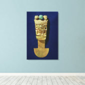 Tumi- of ceremoniële messen in de vorm van canvas afdruk (Insitu (Houten vloer))