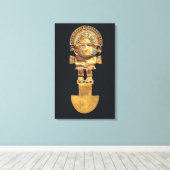 Tumi- of ceremoniële messen in de vorm van canvas afdruk (Insitu (Houten vloer))