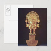 Tumi- of ceremoniële messen in de vorm van naylamp briefkaart (Voorkant / Achterkant)