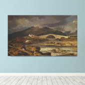 Tummel Bridge, Perthshire Canvas Afdruk (Insitu (Houten vloer))