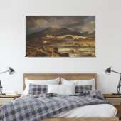 Tummel Bridge, Perthshire Canvas Afdruk (Insitu (Slaapkamer))