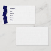 Tummerende blokken visitekaartje (Voorkant / Achterkant)