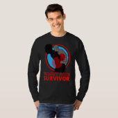 Tummy Ache Survivor IBS Stomach Ache T-shirt (Voorkant volledig)