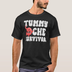 TUMMY ACHE SURVIVOR Stomach Ache IBS Mannen T-shirt