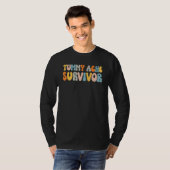 Tummy Ache Survivor  Stomach Ache T-shirt (Voorkant volledig)