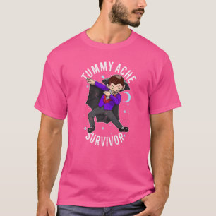 Tummy Ache Survivor Stomach Aches Abdominale pijn  T-shirt