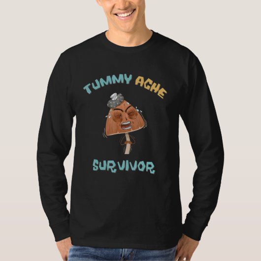 Tummy ache survivor Stomachache IBS 1 T-shirt (Voorkant)