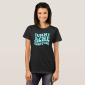 Tummy Ache Survivor Stomachache  Kids Tummy Ache T-shirt (Voorkant volledig)