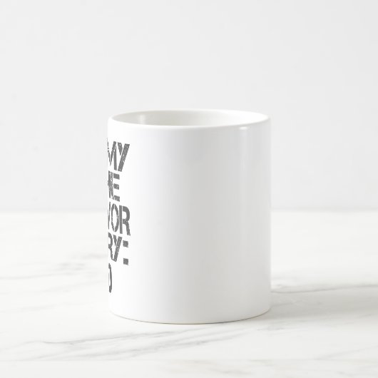 Tummy Ache Survivor Story $10 Stomachache Funny Koffiemok (Center)