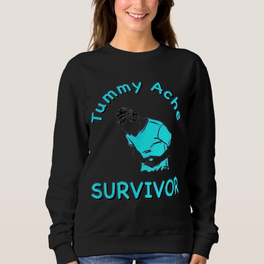 Tummy Ache Survivor Trui (Voorkant)