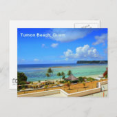Tumon Bay, Guam Briefkaart (Voorkant / Achterkant)