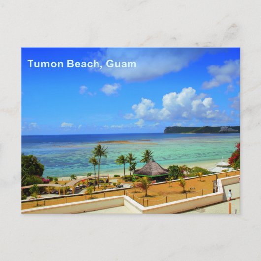 Tumon Bay, Guam Briefkaart (Voorkant)