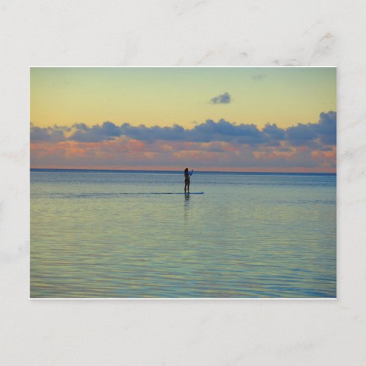 Tumon Bay paddle boarding Briefkaart (Voorkant)