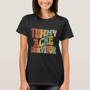 tumor Ache Survivor Stomachache IBS Mannen W T-shirt