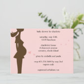 tumorliefde; baby shower kaart (Staand voorkant)