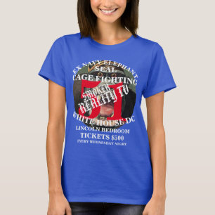 Tump Ex Marine Olifant Zeehond Kooi Gevecht Pendej T-shirt