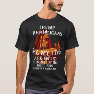 Tump Triomf van de Wil 1935 Geboorte Natie Trump T-shirt