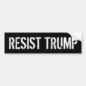 Tump weerstaan - Anti-President Trump Bumpersticker (Voorkant)