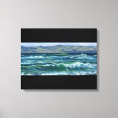 "Tumultuous Waves" Canvas Afdruk (Voorkant)