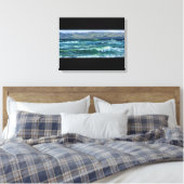"Tumultuous Waves" Canvas Afdruk (Insitu (Slaapkamer))