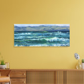 "Tumultuous Waves" Canvas Afdruk (Insitu (Woonkamer))