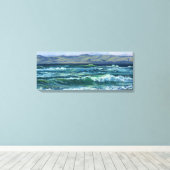 "Tumultuous Waves" Canvas Afdruk (Insitu (Houten vloer))
