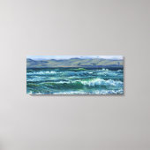 "Tumultuous Waves" Canvas Afdruk (Voorkant)