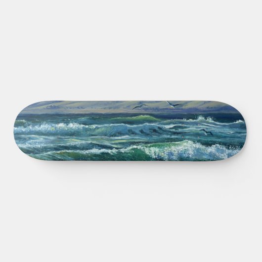Tumultuous Waves: deck skateboard (Horizontaal)