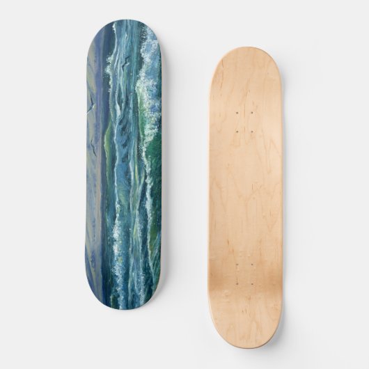 Tumultuous Waves: deck skateboard (Voorkant)
