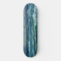 Tumultuous Waves: deck skateboard