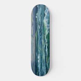Tumultuous Waves: deck skateboard