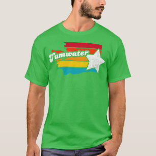 Tumwater Washington Vintage Gedecoreerde Souvenir  T-shirt