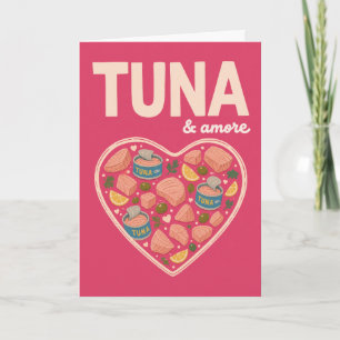Tuna Amore Grappige Tuna Liefde Romantiek Malse Ze Kaart