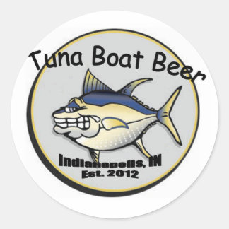 Tuna Boat Beer sticker