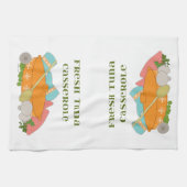 Tuna Casserole Cute Retro Kitchen Design Theedoek (Horizontaal)