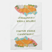 Tuna Casserole Cute Retro Kitchen Design Theedoek (Verticaal)