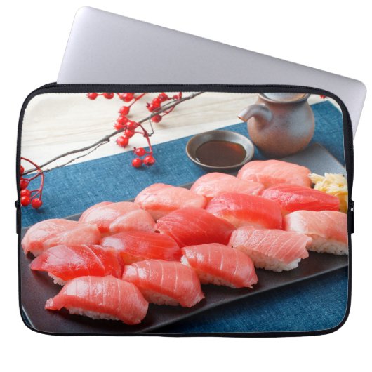 Tuna Celebration – Laptop Sleeve by SUSHIMI (Voorkant)