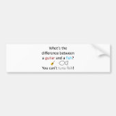 Tuna Fish Joke Bumpersticker (Voorkant)