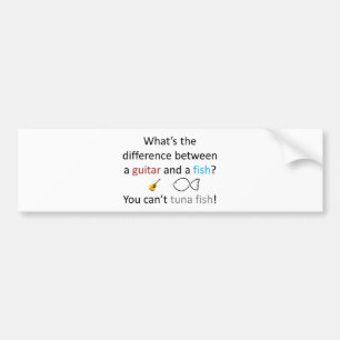 Tuna Fish Joke Bumpersticker