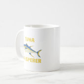 Tuna Fluisteraar Grappige Vissen Koffiemok (Voorkant links)