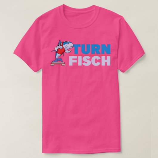 Tuna gymnastics gymnast step aerobics board t-shirt (Design voorkant)