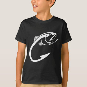 Tuna Haak Minimal Visser Vis Liefhebber T-shirt