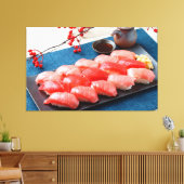 Tuna Harmony – Japanese Sushi Canvas Afdruk (Insitu (Woonkamer))
