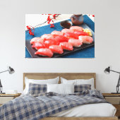 Tuna Harmony – Japanese Sushi Canvas Afdruk (Insitu (Slaapkamer))