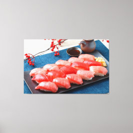 Tuna Harmony – Japanese Sushi Canvas Afdruk