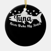 Tuna heeft mijn Zee voor blauwvintonijn nooit gebr Keramisch Ornament (Voorkant)