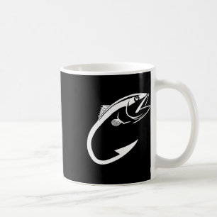 Tuna Hook Minimal Fisher Man Vissen Lover Koffiemok