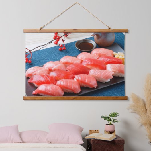 Tuna Lover’s Dream Tapestry – Japanese Elegance Hangend Wandkleed (Slaapkamer)
