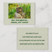 Tuna Martini Visitekaartje (Voorkant / Achterkant)