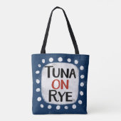 Tuna op Rogge Boodschappentas Tote Bag (Achterkant)